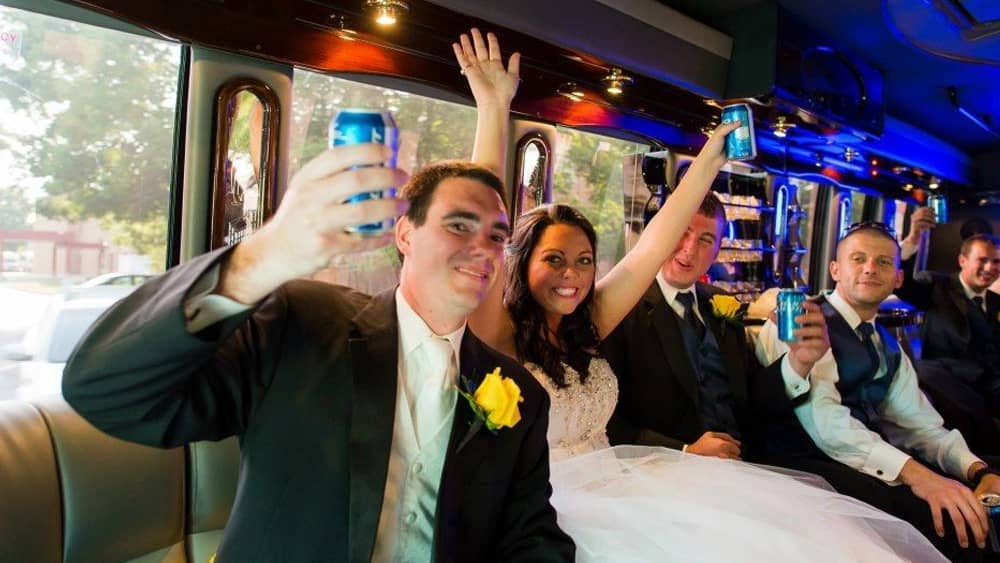 Wedding Anniversary Party Bus Rental Las Vegas