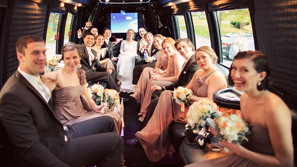 Wedding Party Bus Las Vegas